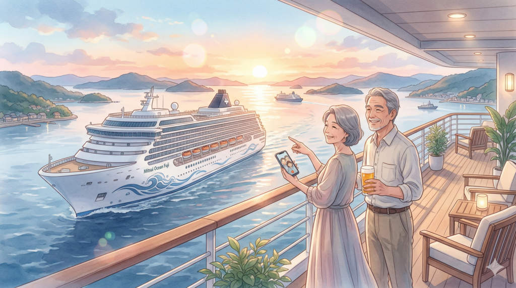 「2026年国内クルーズ最新事情｜シニアが熱狂する三井オーシャンフジと飛鳥Ⅲ、選ばれる5つの理由」