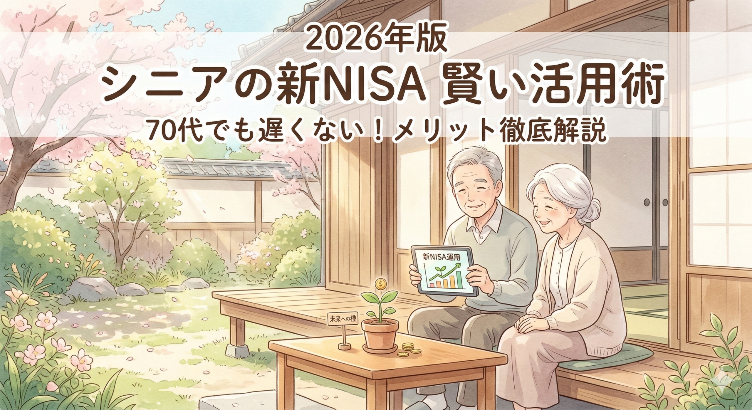 【2026年版】新NISAをシニアが今すぐ始めるべき3つのメリット｜老後資金の守り方と活用術